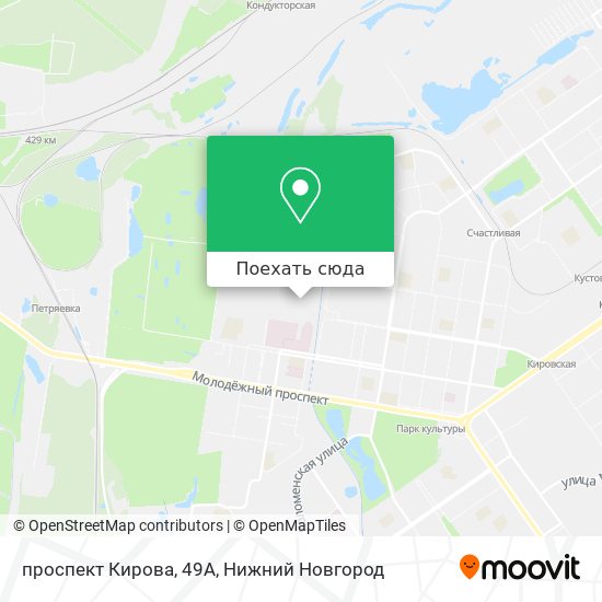 Карта проспект Кирова, 49А
