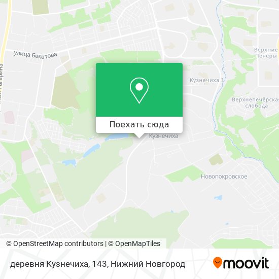 Карта деревня Кузнечиха, 143