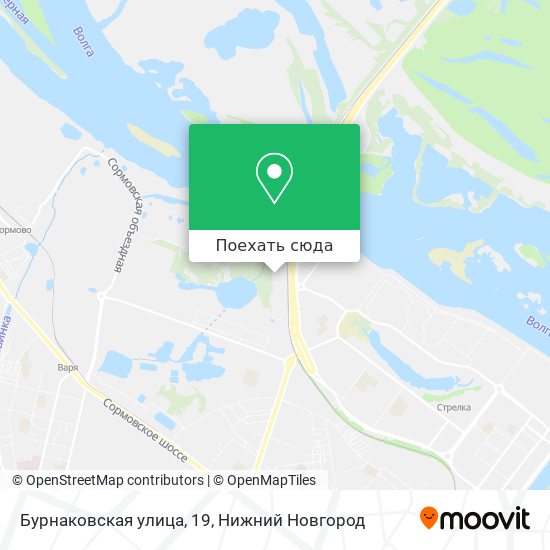 Карта Бурнаковская улица, 19