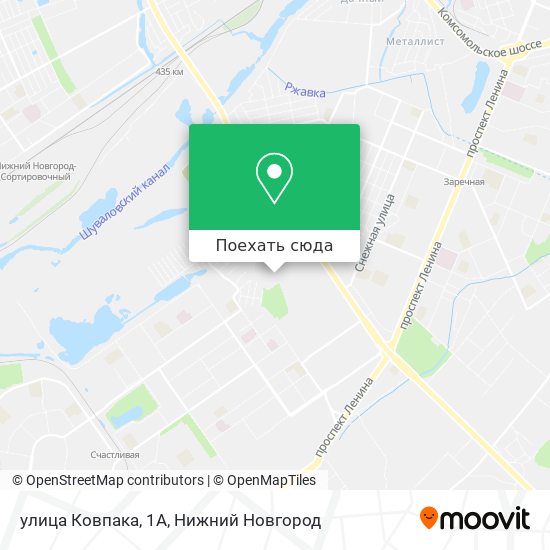 Карта улица Ковпака, 1А