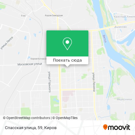 Карта Спасская улица, 59