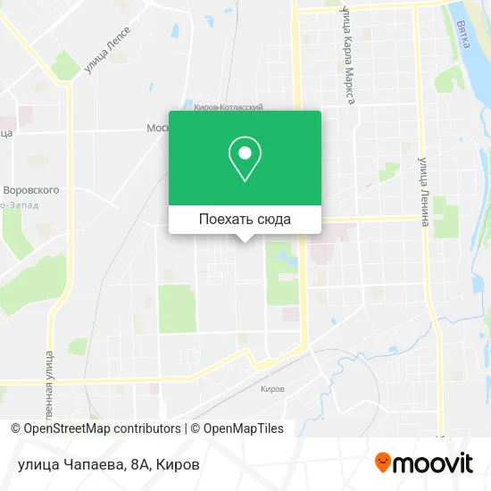 Карта улица Чапаева, 8А
