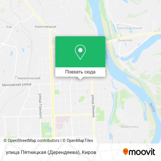 Карта улица Пятницкая (Дерендяева)