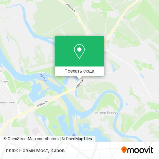 Карта пляж Новый Мост