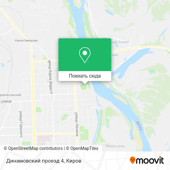 Карта Динамовский проезд 4