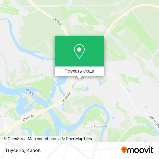 Карта Гнусино