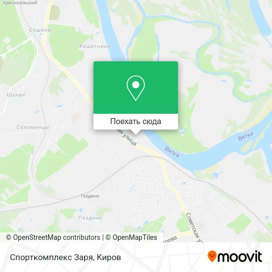 Карта Спорткомплекс Заря