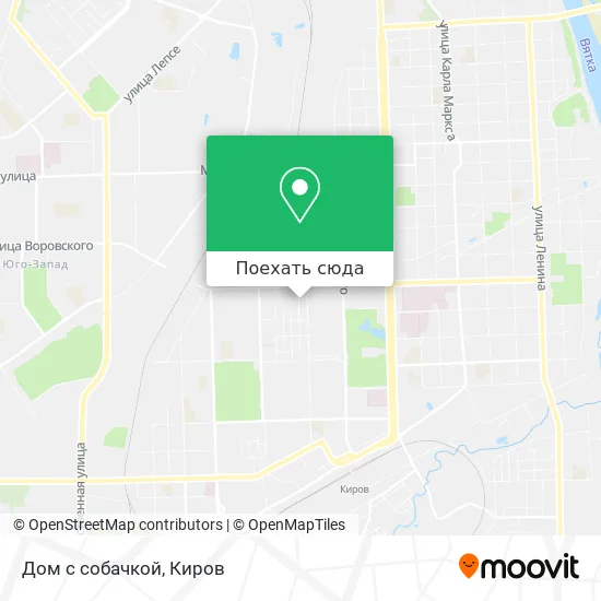 Карта Дом с собачкой