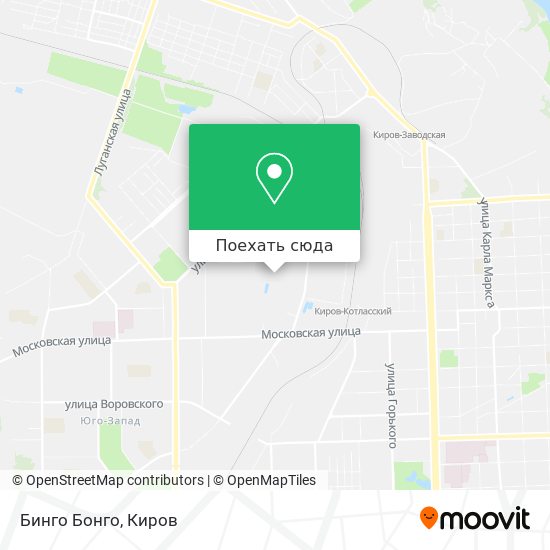 Карта Бинго Бонго