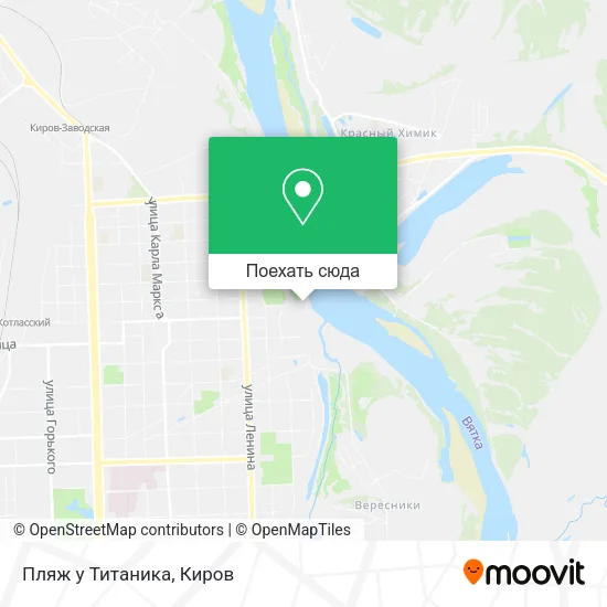 Карта Пляж у Титаника