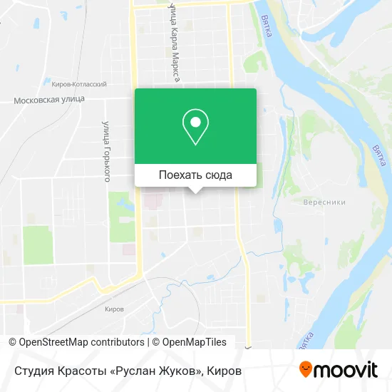 Карта Студия Красоты «Руслан Жуков»