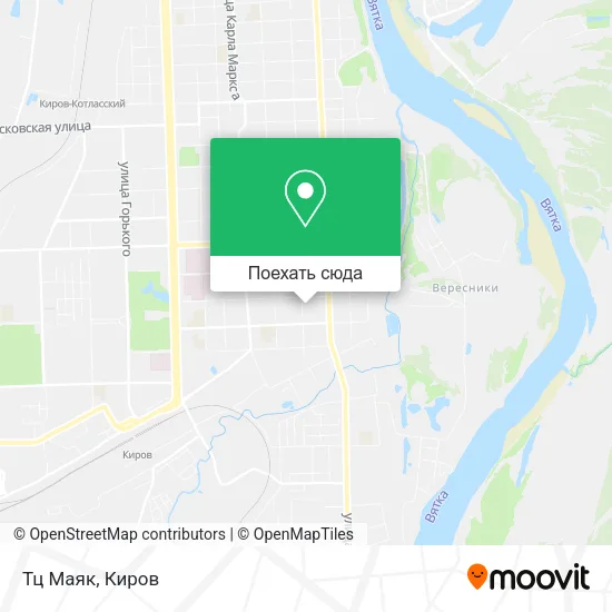 Карта Тц Маяк