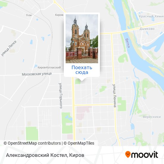 Карта Александровский Костел