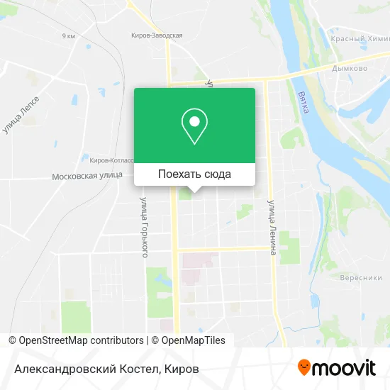 Карта Александровский Костел