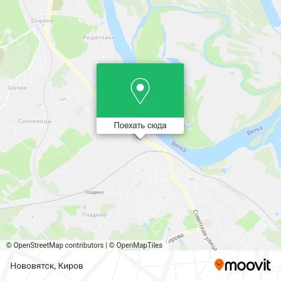 Карта Нововятск