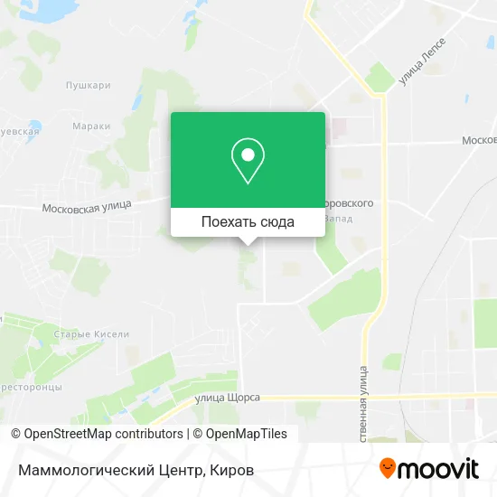 Карта Маммологический Центр