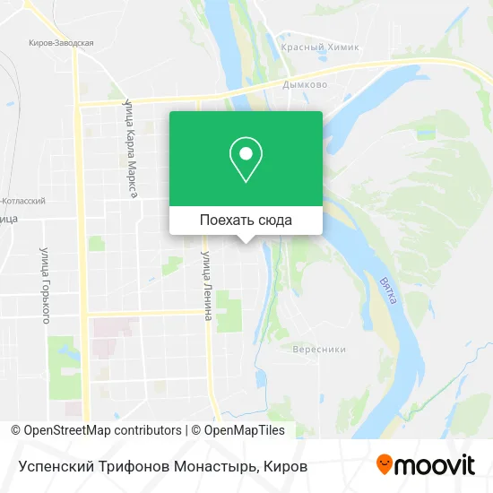 Карта Успенский Трифонов Монастырь