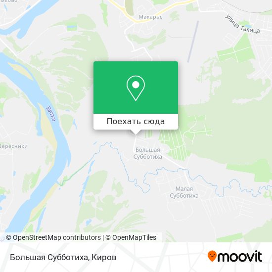 Карта Большая Субботиха