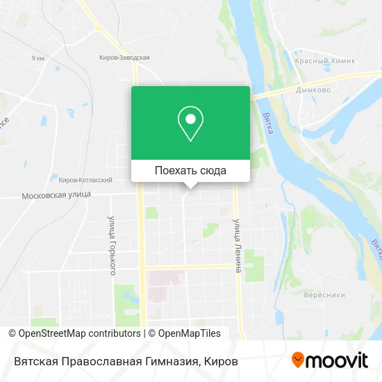 Карта Вятская Православная Гимназия