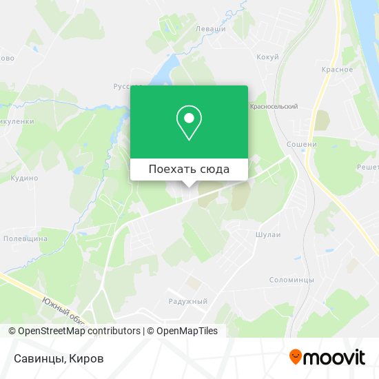 Карта Савинцы