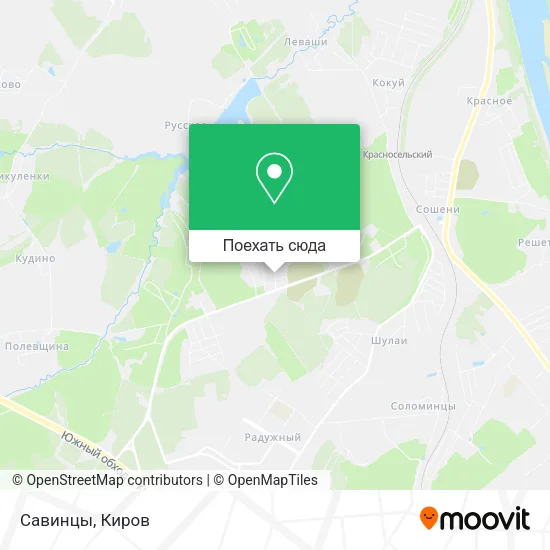 Карта Савинцы