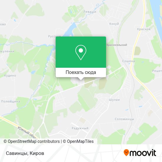 Карта Савинцы