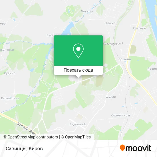 Карта Савинцы