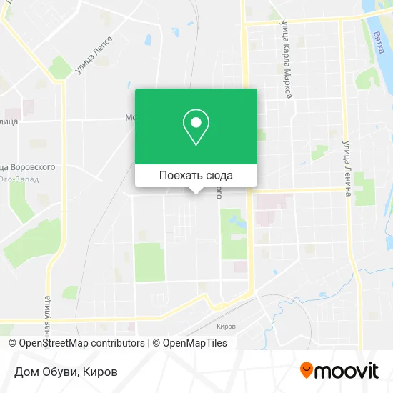 Карта Дом Обуви