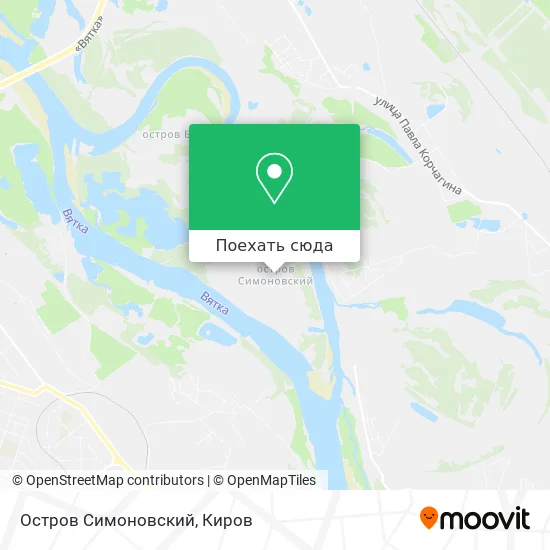 Карта Остров Симоновский