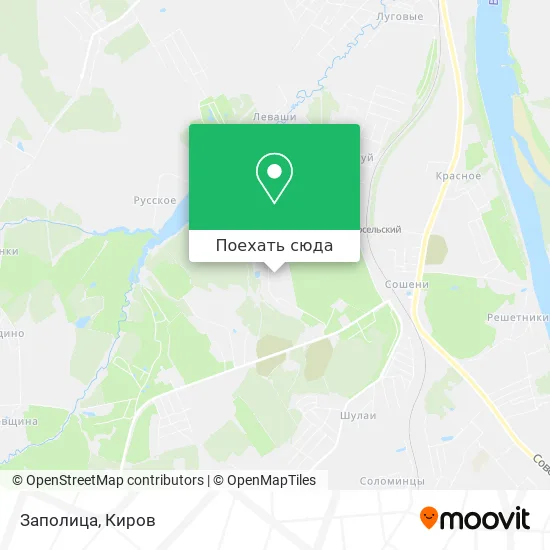 Карта Заполица