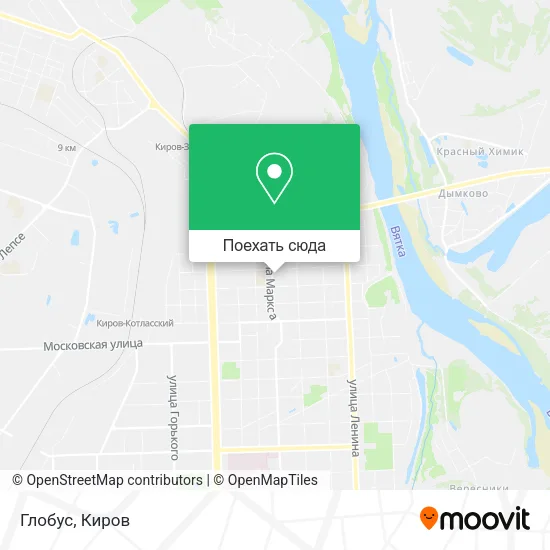 Карта Глобус