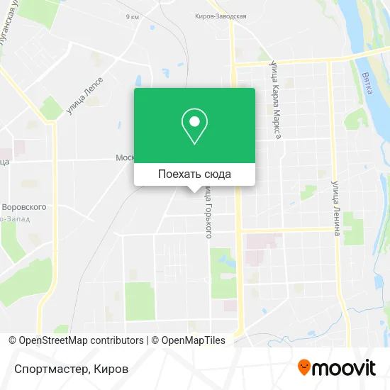Карта Спортмастер