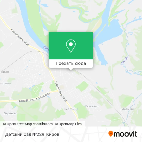 Карта Детский Сад №229