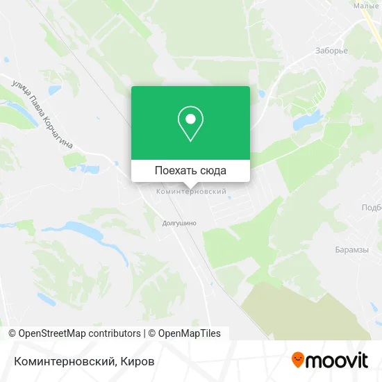 Карта Коминтерновский