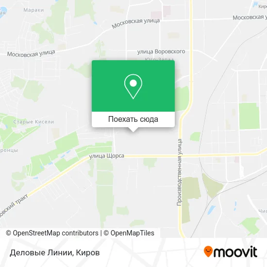 Карта Деловые Линии