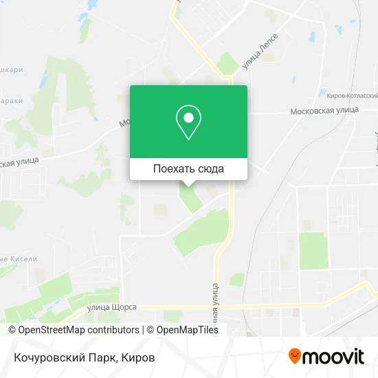 Карта Кочуровский Парк