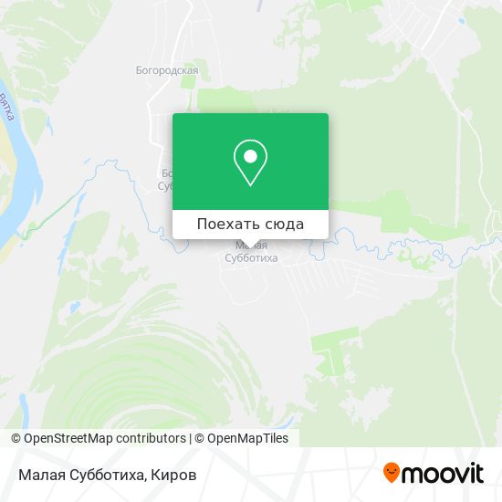 Карта Малая Субботиха