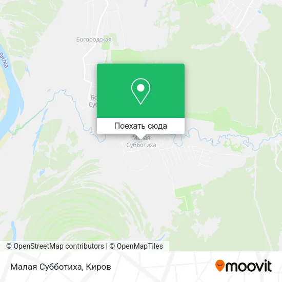 Карта Малая Субботиха