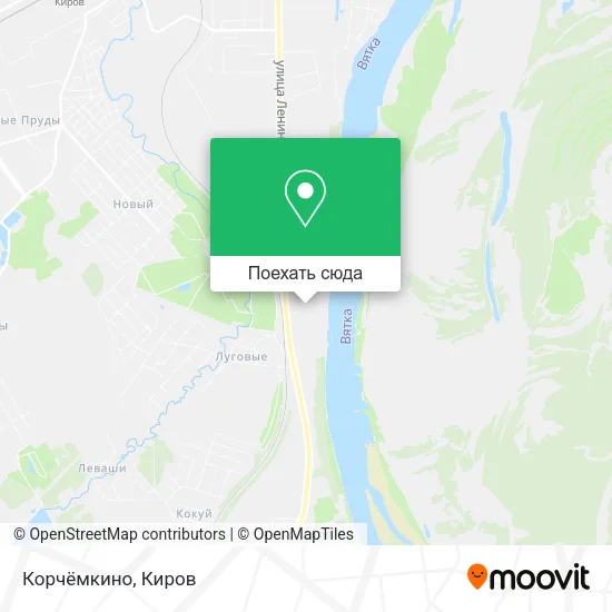 Карта Корчёмкино