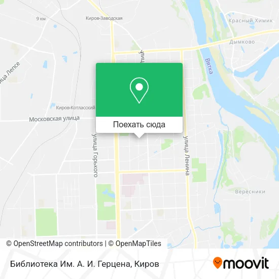 Карта Библиотека Им. А. И. Герцена