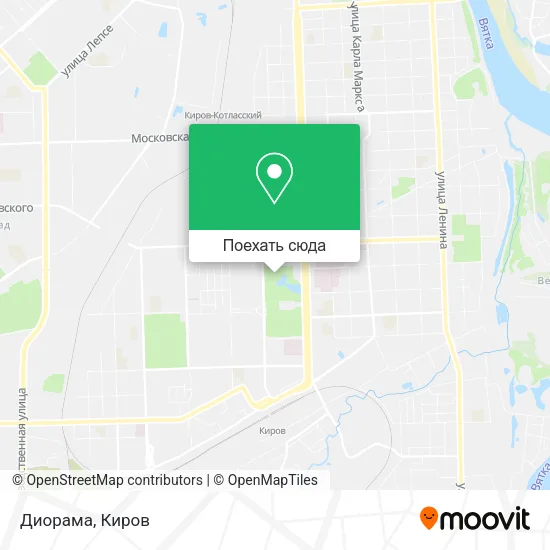 Карта Диорама