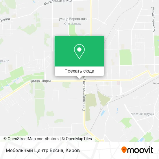 Карта Мебельный Центр Весна