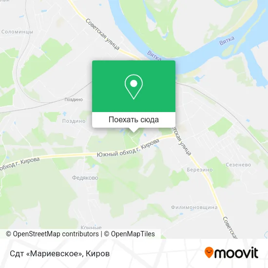 Карта Сдт «Мариевское»