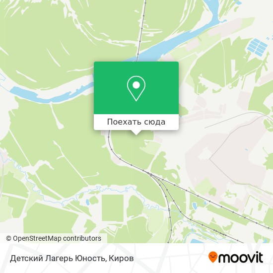 Карта Детский Лагерь Юность