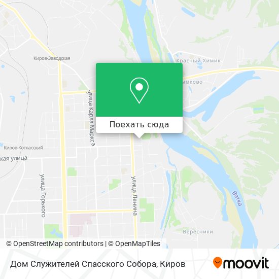 Карта Дом Служителей Спасского Собора