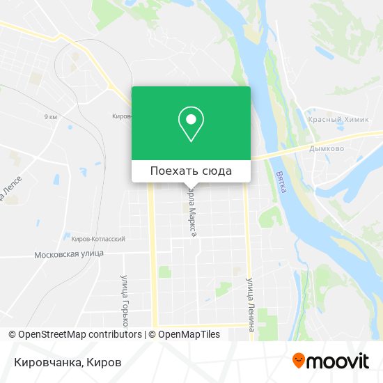 Карта Кировчанка