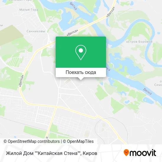 Карта Жилой Дом ""Китайская Стена""
