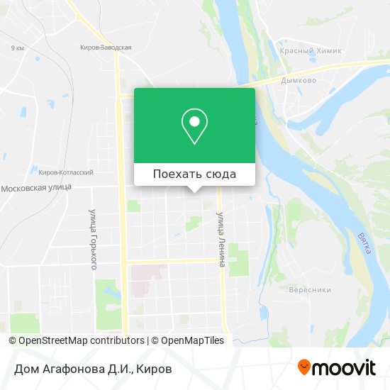 Карта Дом Агафонова Д.И.