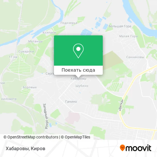 Карта Хабаровы