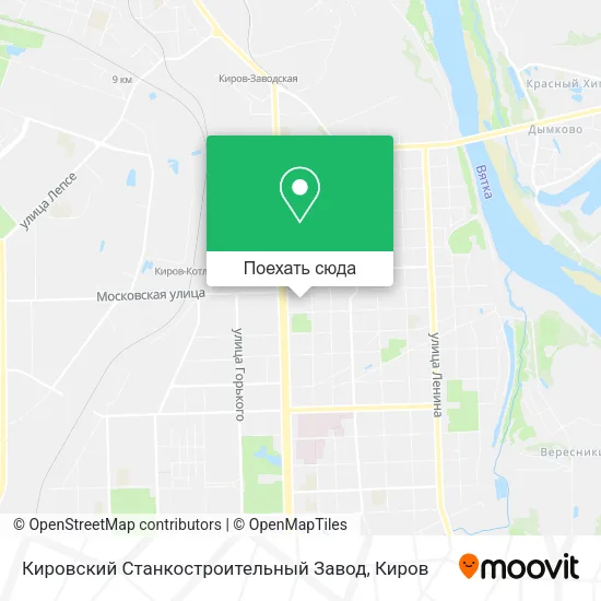 Карта Кировский Станкостроительный Завод